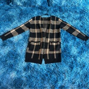 Brown & Black Cardigan 🤎